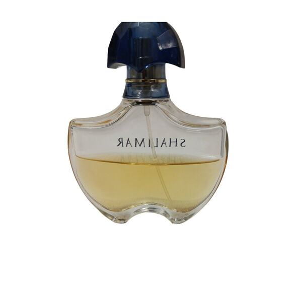 Guerlain SHALIMAR EDT Natural Spray 1.7 Oz 50 ml Modern Batwing Bottle 1/2 full - Picture 6 of 10